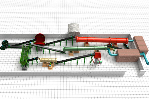 Линия по производству органических удобрений в гранулах свиного навоза мощностью 20 000 тонн