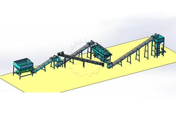 Линия по производству порошкообразных органических удобрений