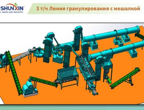 3 т/ч Линия гранулирования с мешалкой